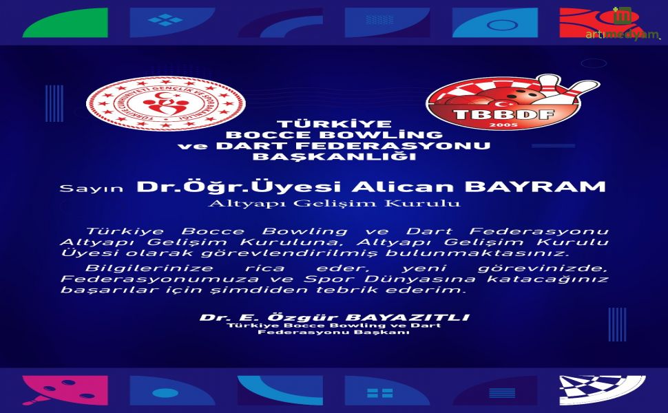 Bocce Federasyonuna Üniversiteden İki Üye