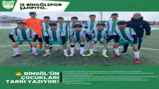 12 Bingölspor U-14 Takımı Şampiyonluğa Çok Yakın